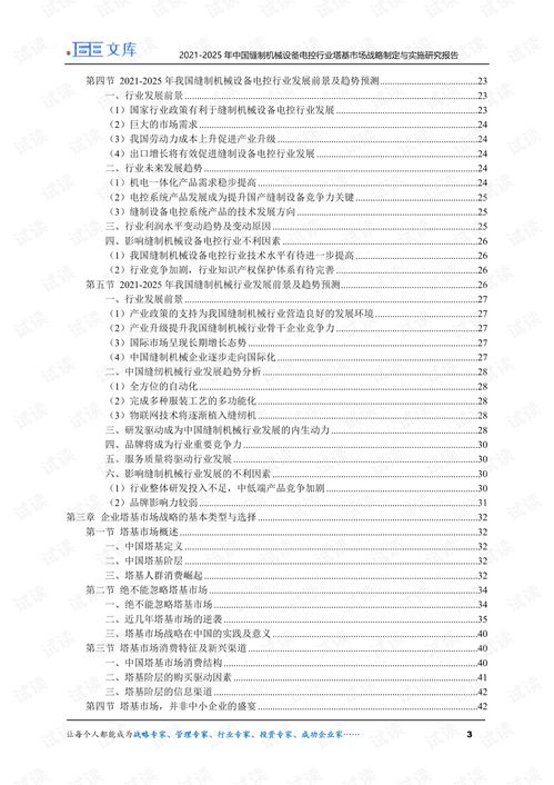 2021 2025年中国缝制机械设备电控行业调研及塔基市场战略报告.pdf